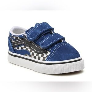Vans Kids Blue and Black Sneakers